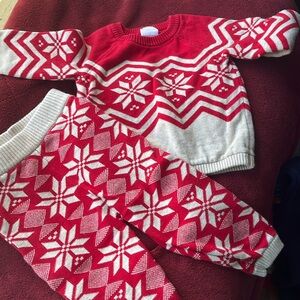 Hanna Anderson 2 piece sweater set